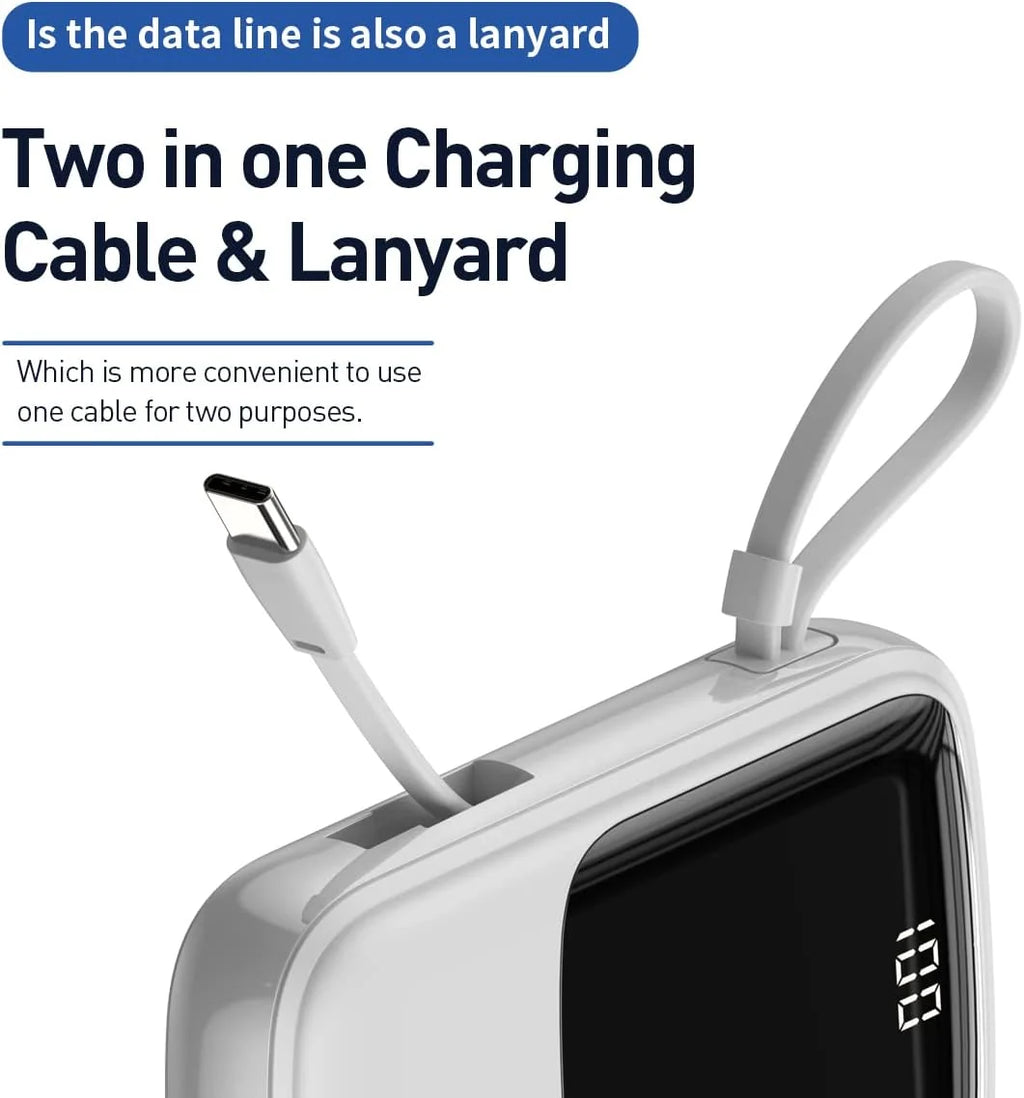 Bastec BC408 20,000mAh Power Bank – 45W Fast Charging
