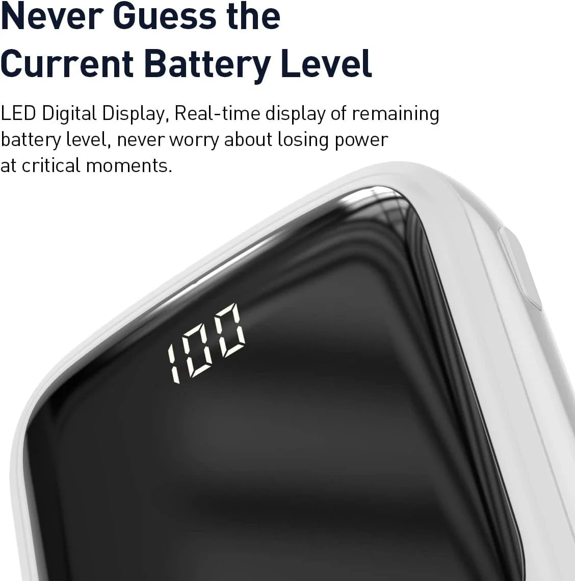 Bastec BC408 20,000mAh Power Bank – 45W Fast Charging