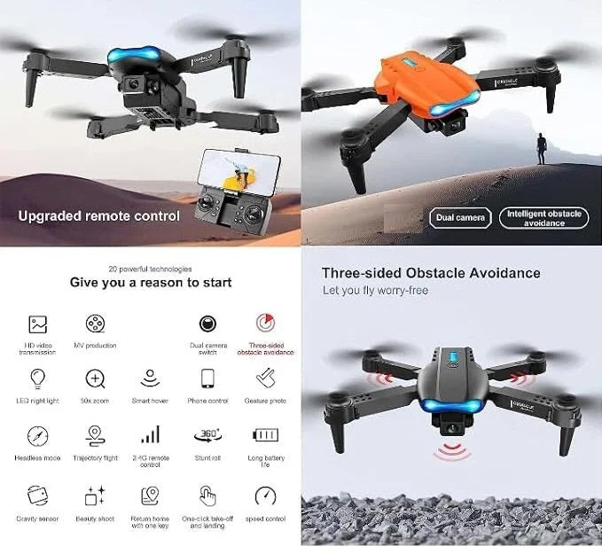 E99 PRO Drone With HD 4K Camera