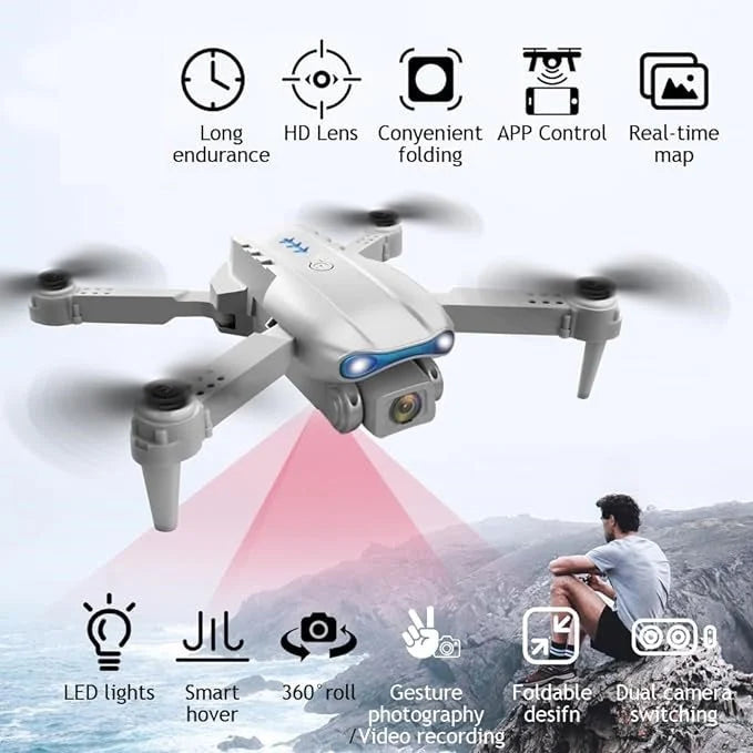 E99 PRO Drone With HD 4K Camera